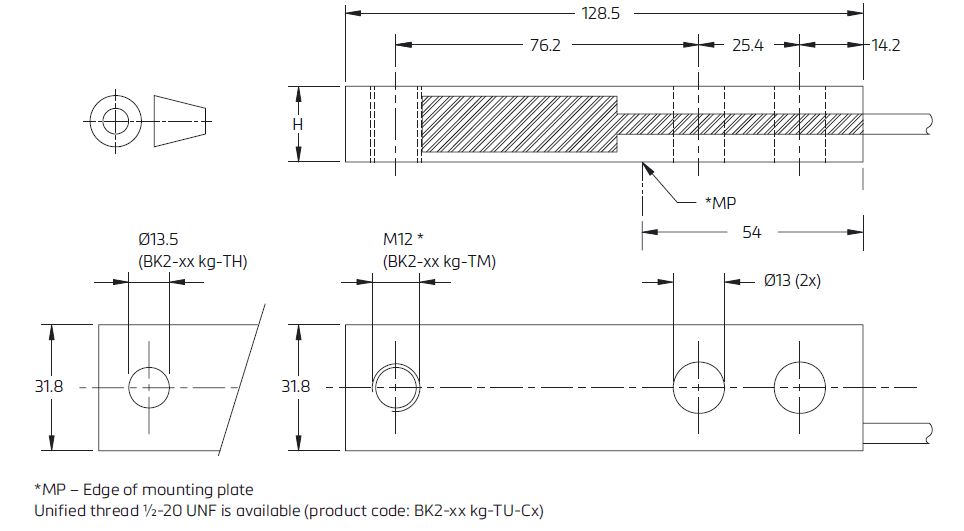 Dimensions of Bk2 (1)