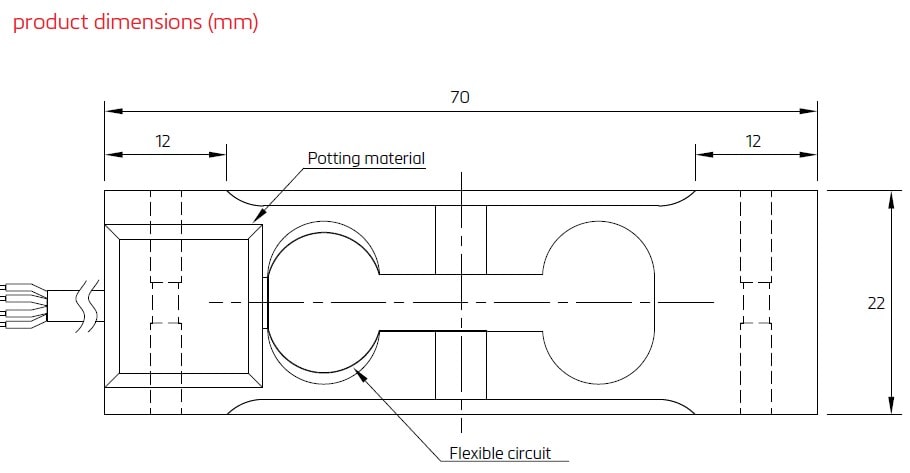 Dimensions of Flintec PA2 (Part 1)