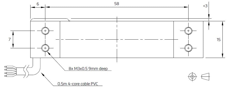 Dimensions of Flintec PA2 (Part 2)