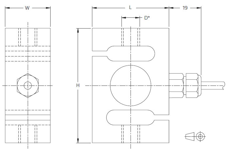 Dimensions of Flintec ULB (Part 1)