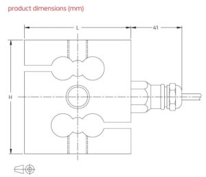 Dimension of Flintec UB1(Part 1)