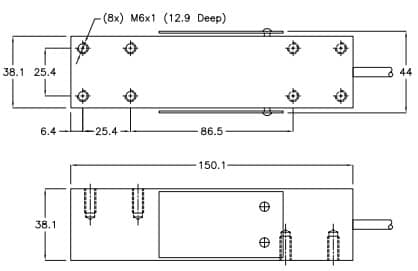 Dimensions of Celltec PA5