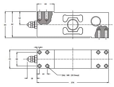 Dimensions of Celltec PSG